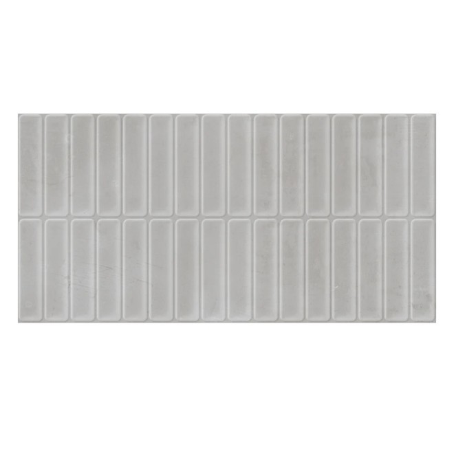 Prissmacer Ceramica Beton Cire Bercy Relieve Wandtegel Grigio 60x120cm